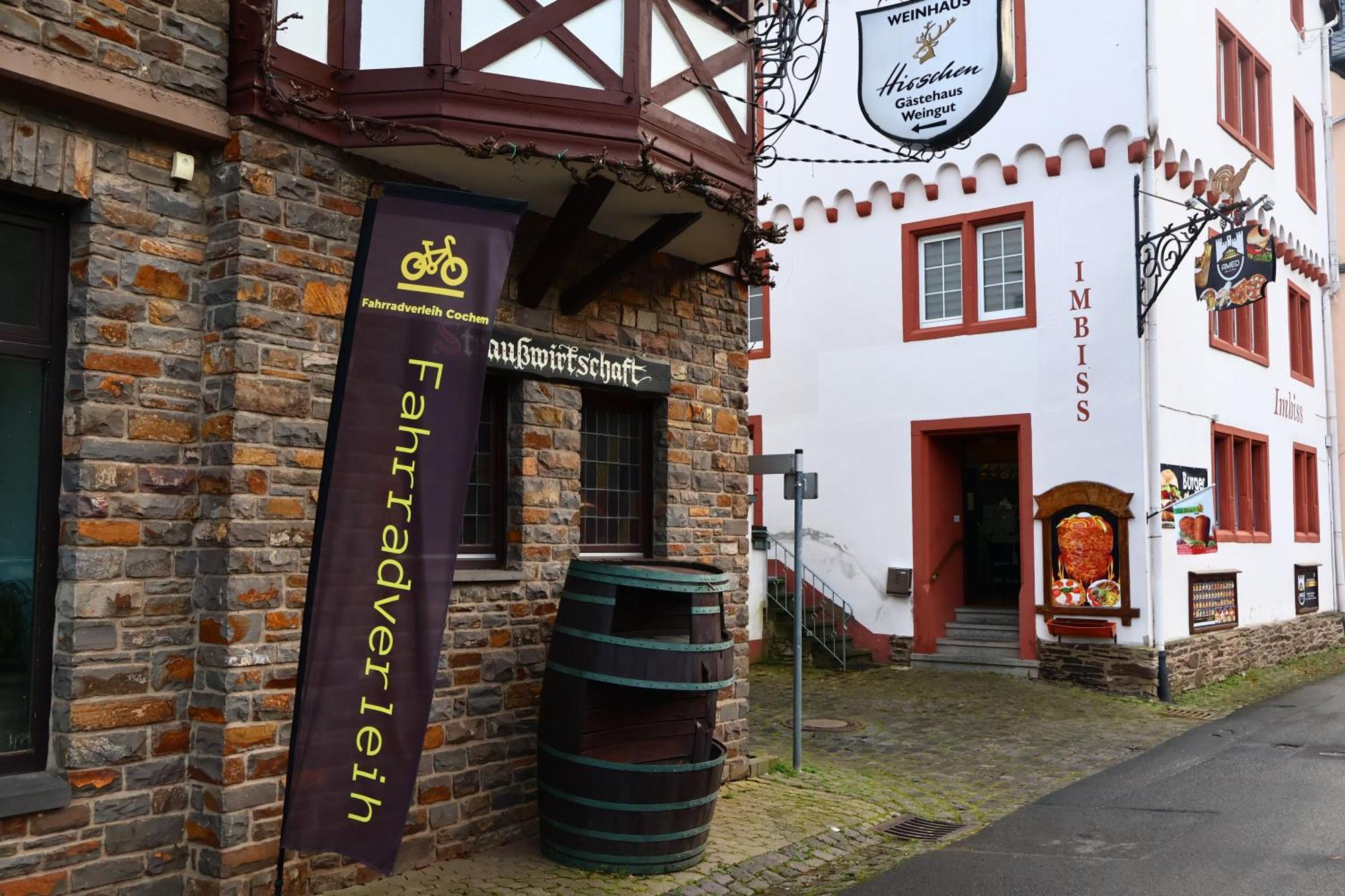 Hotel Weinhaus Hirschen Bruttig Exterior foto